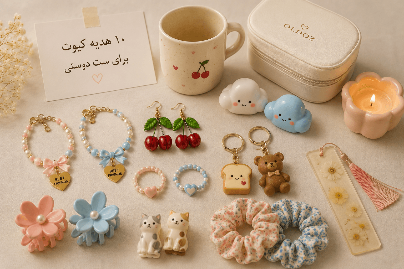 10 ایده هدیه کیوت برای دوست صمیمی