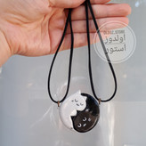 ست گردنبند دوستی گربه یین و یانگ، ست دوستی دونفره