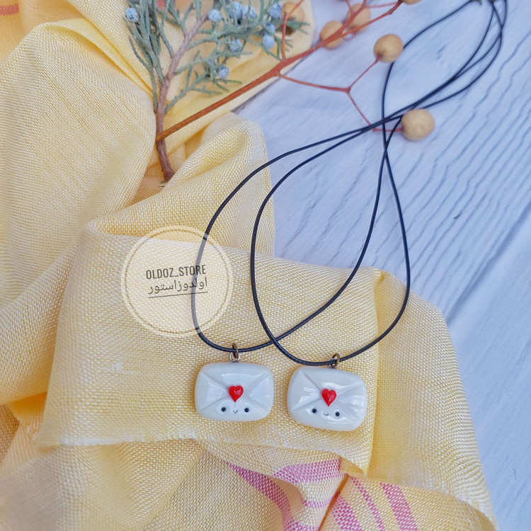 ست گردنبند دوستی پاکت نامه