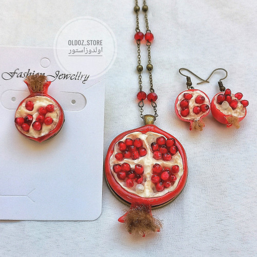 گردنبند نیمه انار