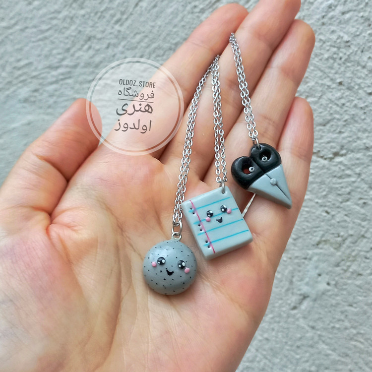 گردنبند سنگ کاغذ قیچی