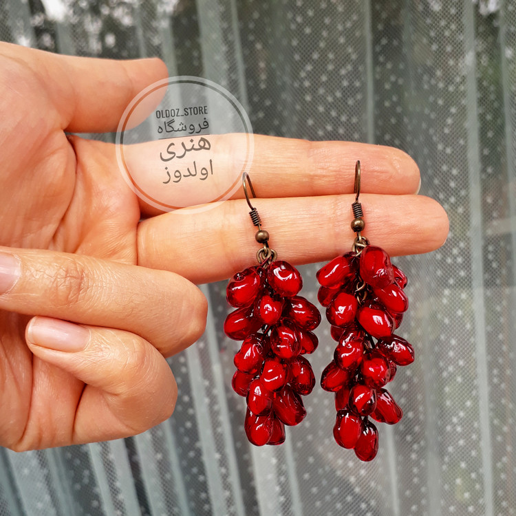 گوشواره دونه انار