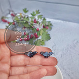 گوشواره دخترانه خفاش سیاه هالووینی