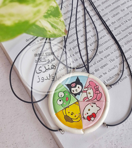 ست گردنبند دوستی مگنتی سانریو ۵ نفره