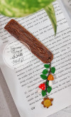 بوکمارک یا نشانگر کتاب جنگلی مدل قارچ و چوب
