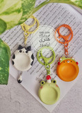 چارم بگ سنگ آرامش مدل تدی، قورباغه و گربه