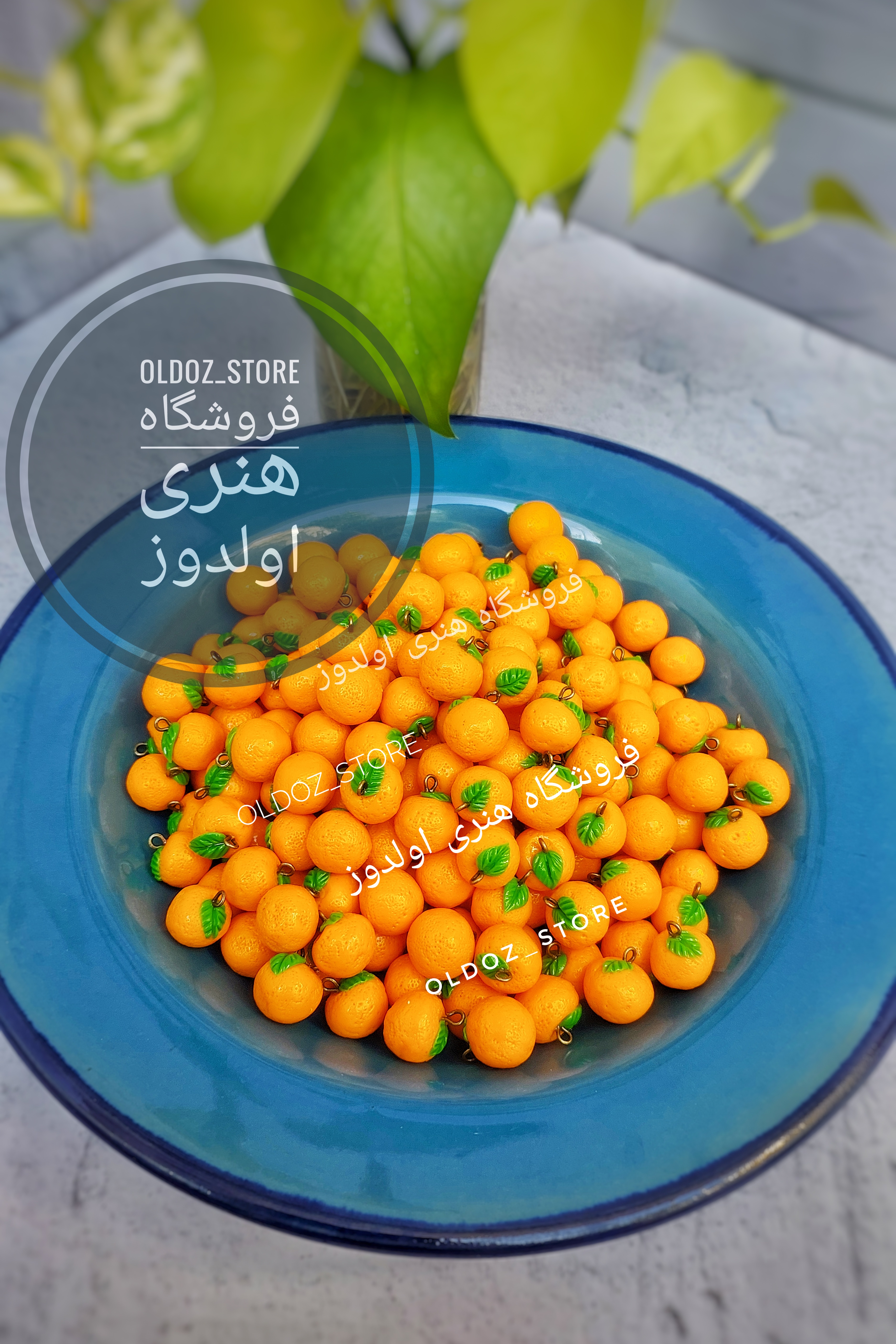 پرتقال خمیری خرجکار یلدایی دستساز و فانتزی،خرجکار پرتقال،