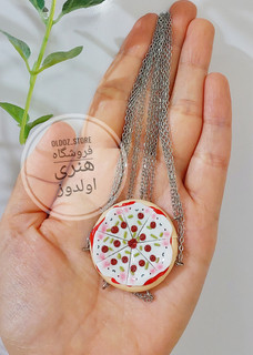 ست گردنبند دوستی پیتزا مگنتی ست ۷ نفره